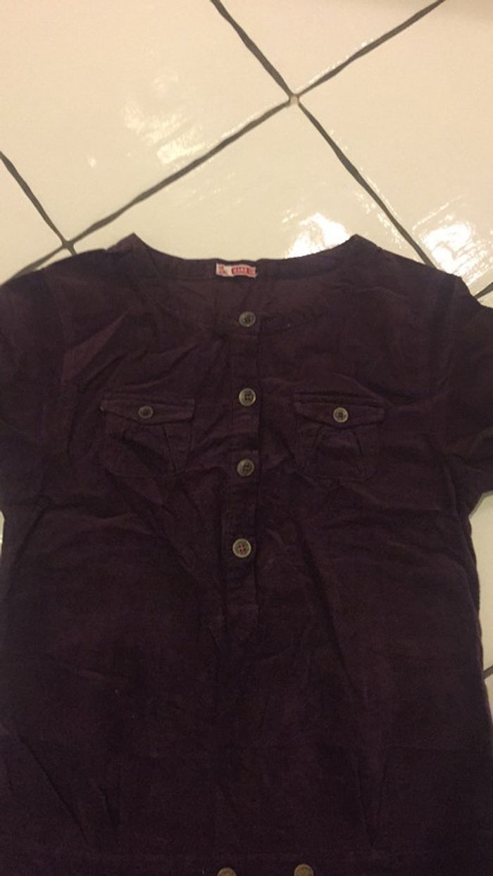 Robe prune T14 ans DPAM - photo numéro 3