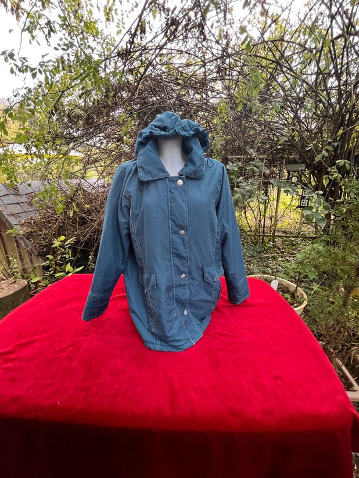 Manteau mi-saison à capuche – Neuville – Taille 46/48 (UK 18/20) - photo numéro 5