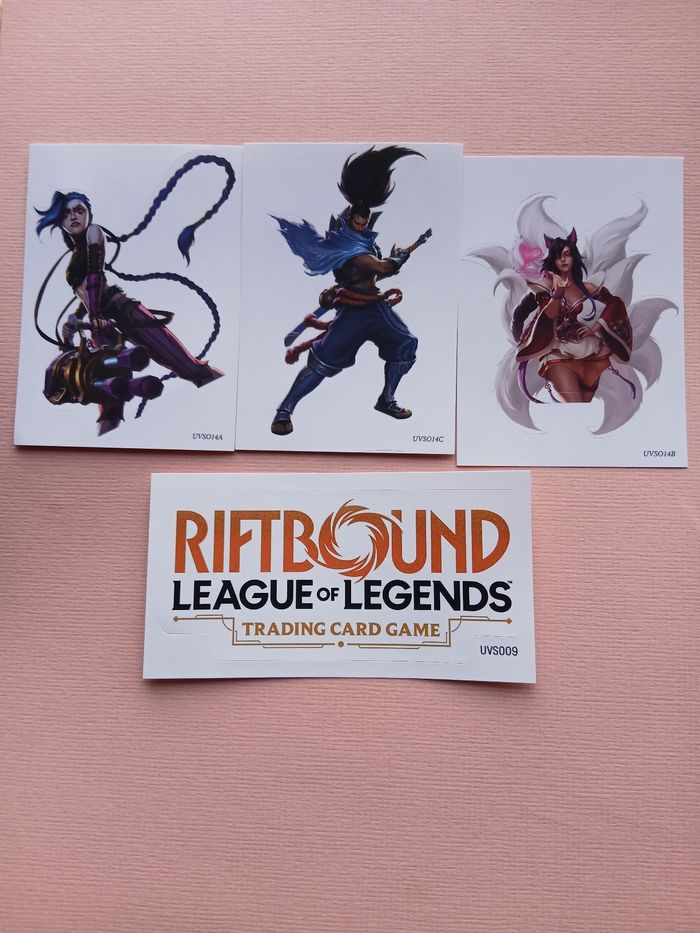 Riftbound League of legends: Lot 4 stickers - photo numéro 7