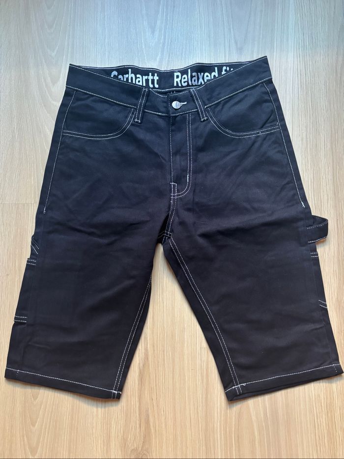 Short Carhartt Single Knee Rework Noir S / 30 - photo numéro 3