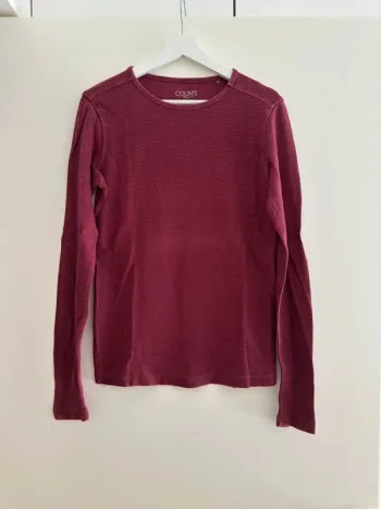Tshirt manches longues bordeaux taille XS homme