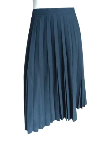Jupe skirt falda vintage plissée noire black school uniforme japan british
