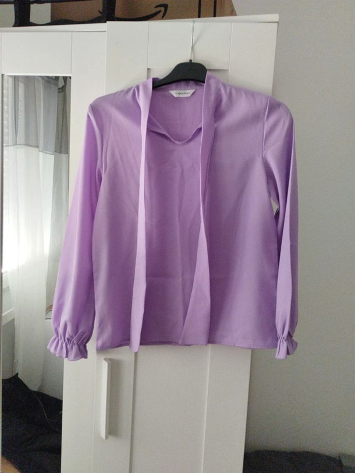 Haut élégant mauve taille 38