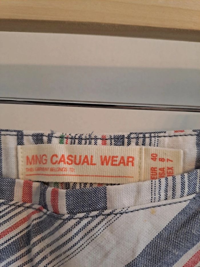 Pantalon à rayures mango - photo numéro 2