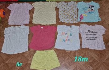 Lot vêtements été 18mois