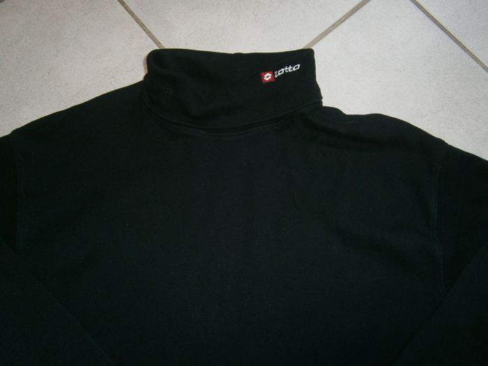 Sous-pull col roulé noir LOTTO Taille XL - photo numéro 2
