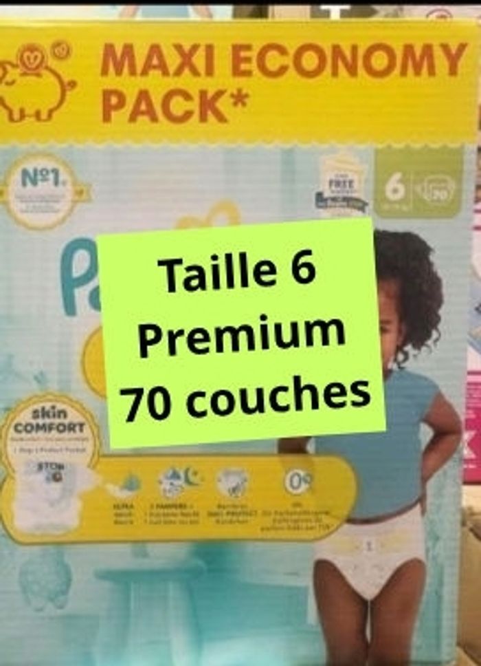 Pampers  taille 6 premium protection