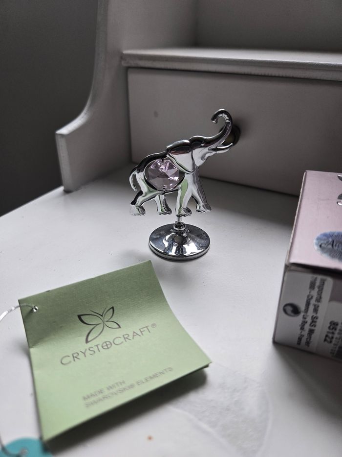 Figurine elephant cristal swarowski - photo numéro 7