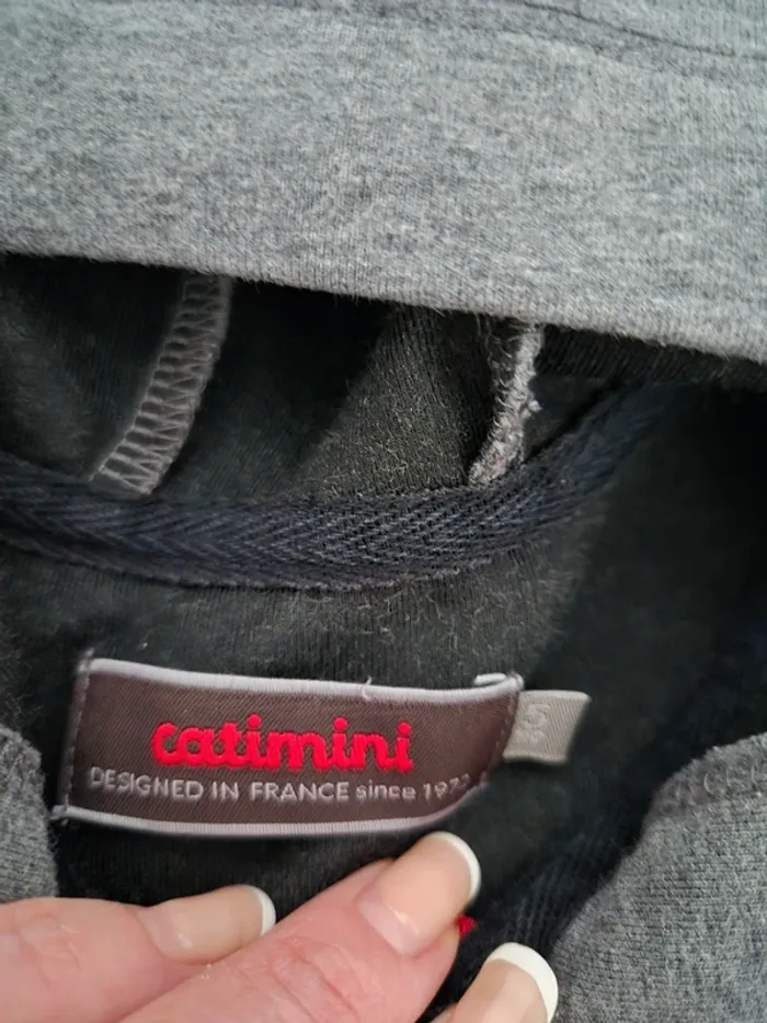 Gilet zippé Catimini 5 ans - photo numéro 3
