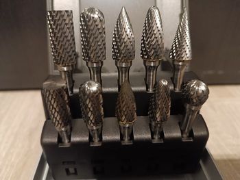 🔧 Set de fraises carbure RUKO 116003RO – 10 pièces – Ø 10/12 mm – Métal dur (HM)