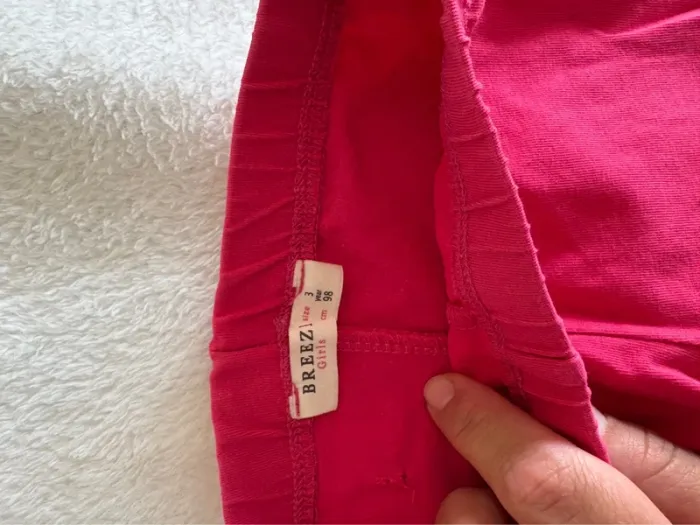 Ensemble fille 3 ans – T-shirt jaune lapin + legging rose fuchsia - photo numéro 4