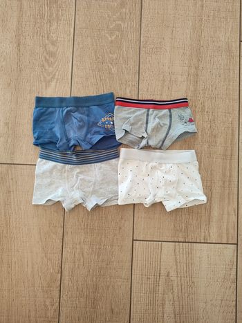 Lot 4 boxers 3-4 ans