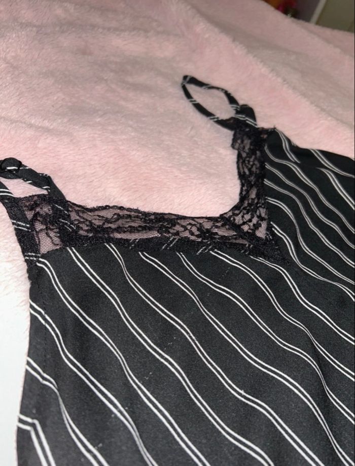 Débardeur à dentelle rayé - photo numéro 3