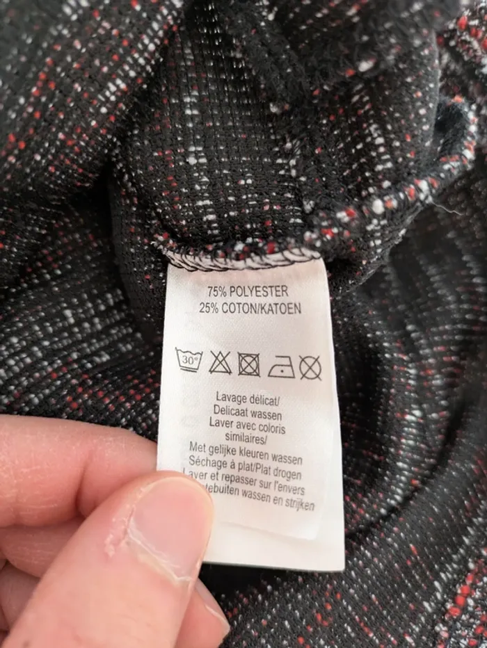 Veste style Tweed Zippée & Boutons - Armand Thiery - photo numéro 4