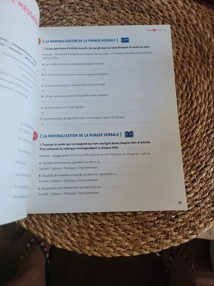 Cahier d exercices Français - photo numéro 6