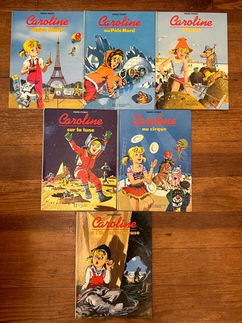 Lot de 6 ouvrages livres bd albums Caroline Pierre Probst bon état complet