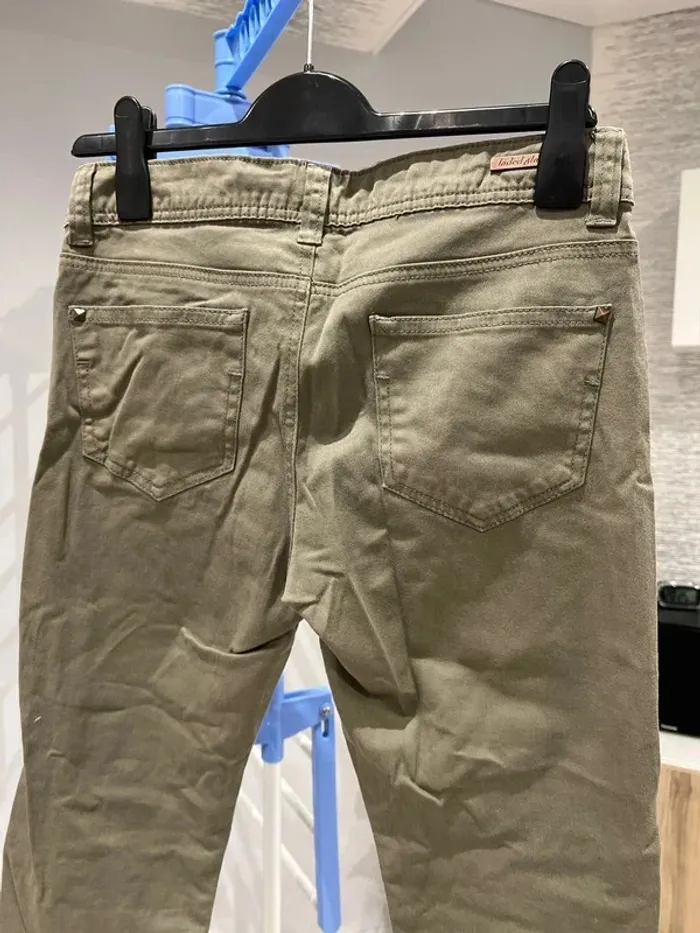 Pantalon droit vert - photo numéro 2