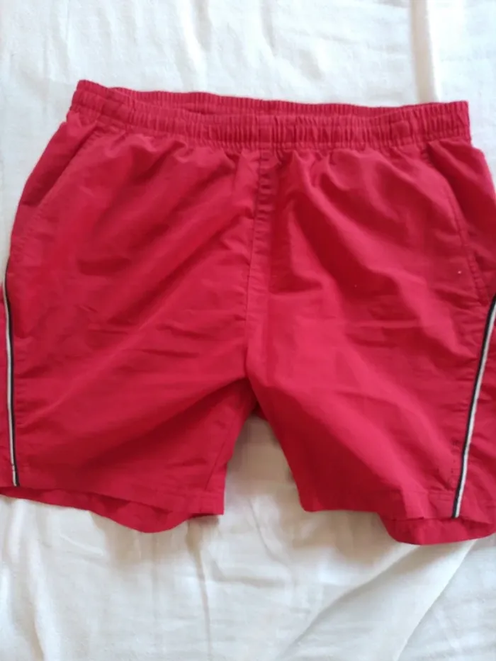 Short Homme de bain Rouge