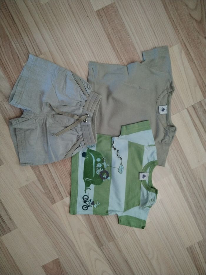 Short+ t-shirt 6 mois