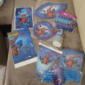 Decoration table spiderman