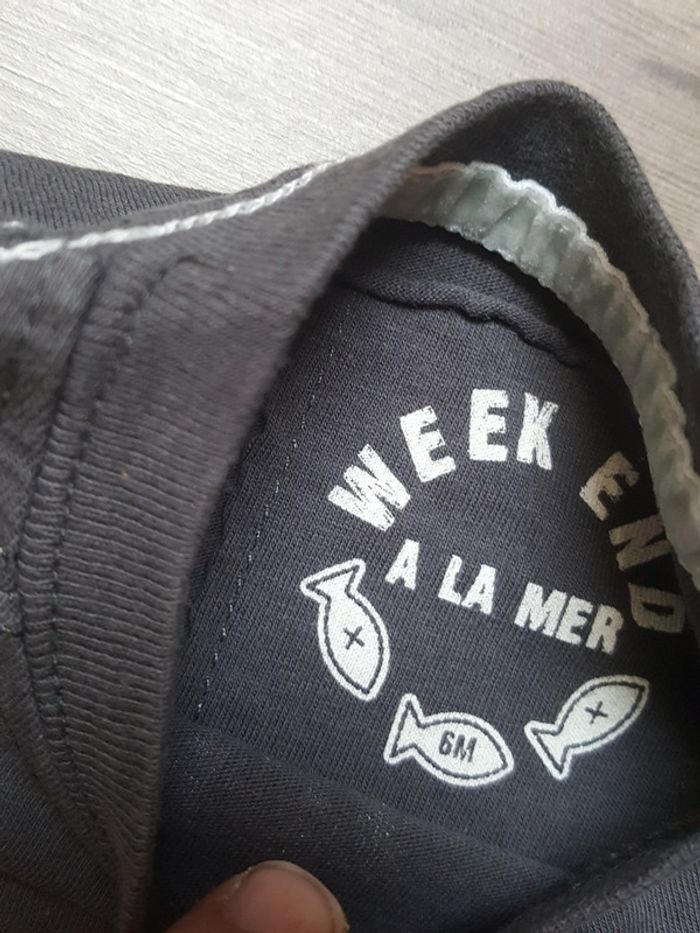T-shirt manches courtes taille 6 mois - photo numéro 2