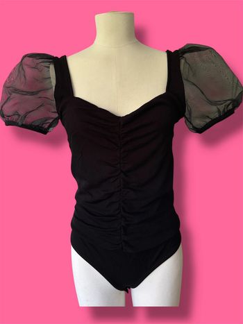 Body Zara manches bouffantes