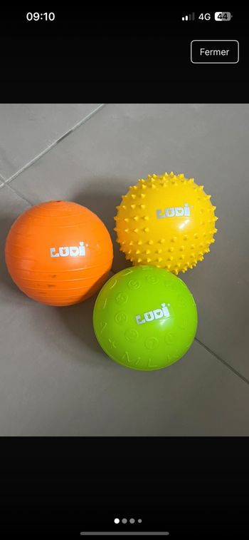 3 balles sensorielles