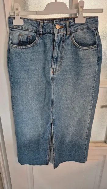 Jupe crayon en jean