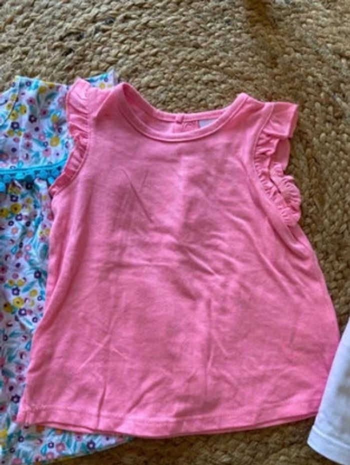 lot tee shirt fille 6 mois - photo numéro 6