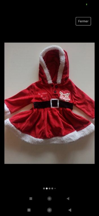 Robe noël bébé 3 mois