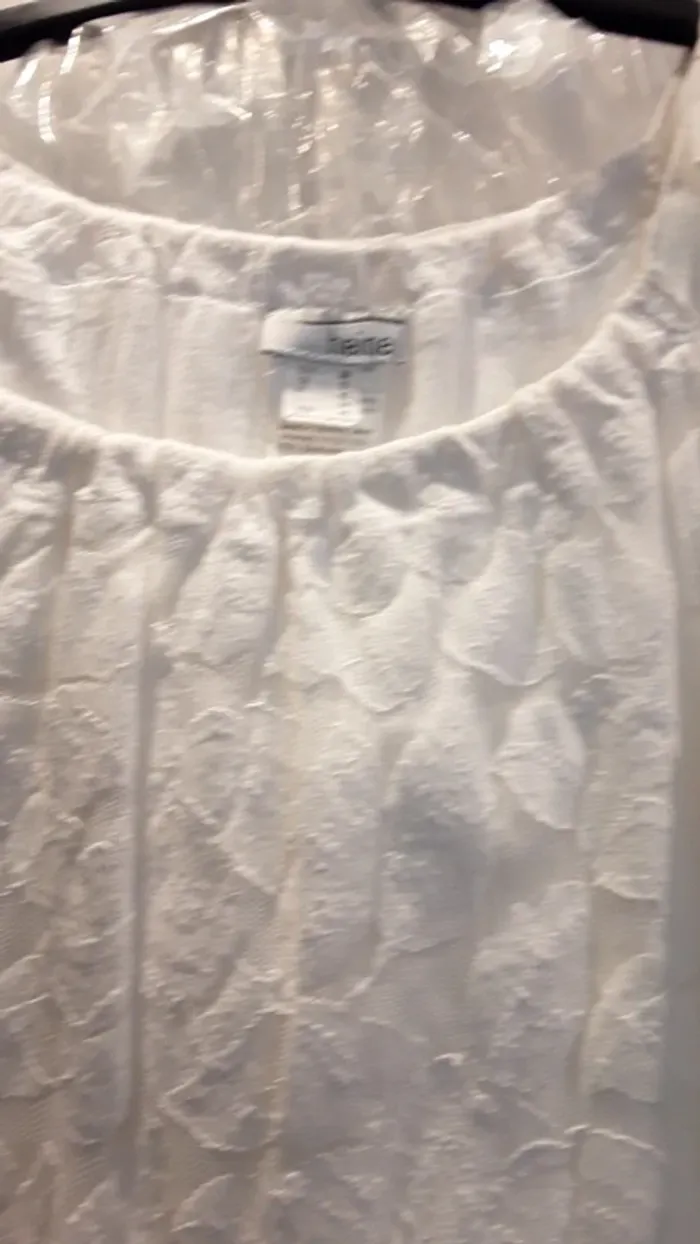 Robe blanche été doublée - photo numéro 3
