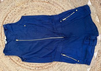 Combishort sans manche bleu H&M