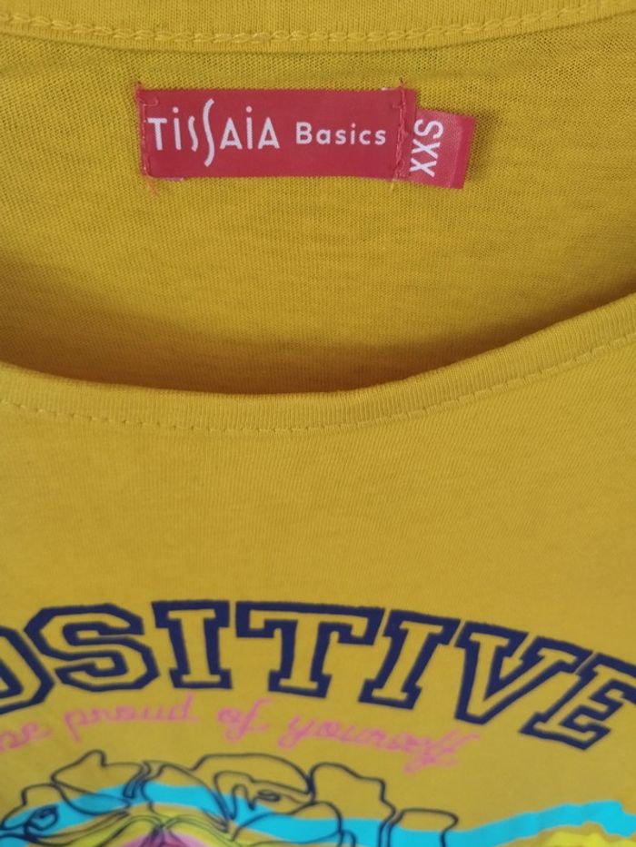 ⭐ T-shirt - moutarde - MC - 16 ans - Tissaia Basics ⭐ - photo numéro 2