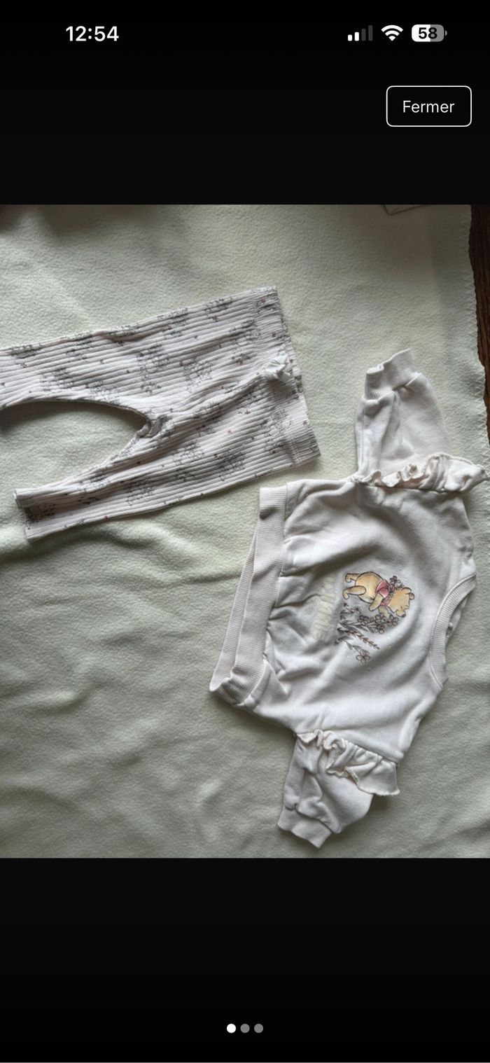 Ensemble Winnie l’Ourson 1 mois