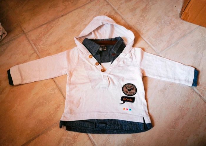 T-shirt à manches longues bébé garçon 6 mois chic