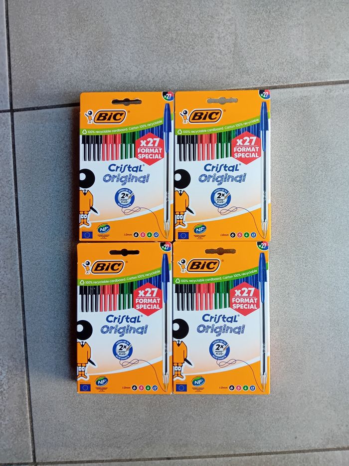Lot bic cristal original