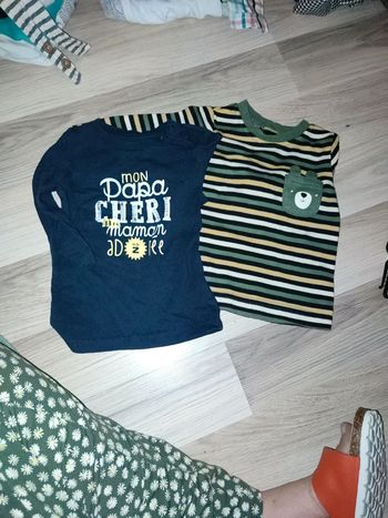 Lot 2 haut manche longue