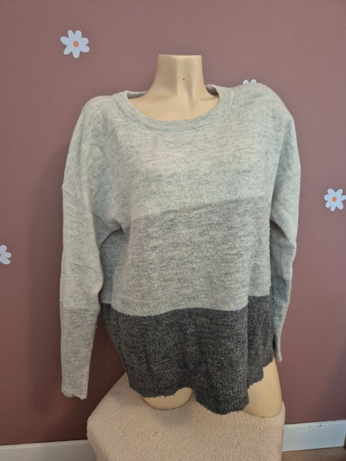Pull tricolore gris JDY L