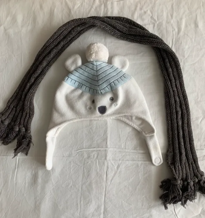 Bonnet et écharpe nounours t50 - photo numéro 2