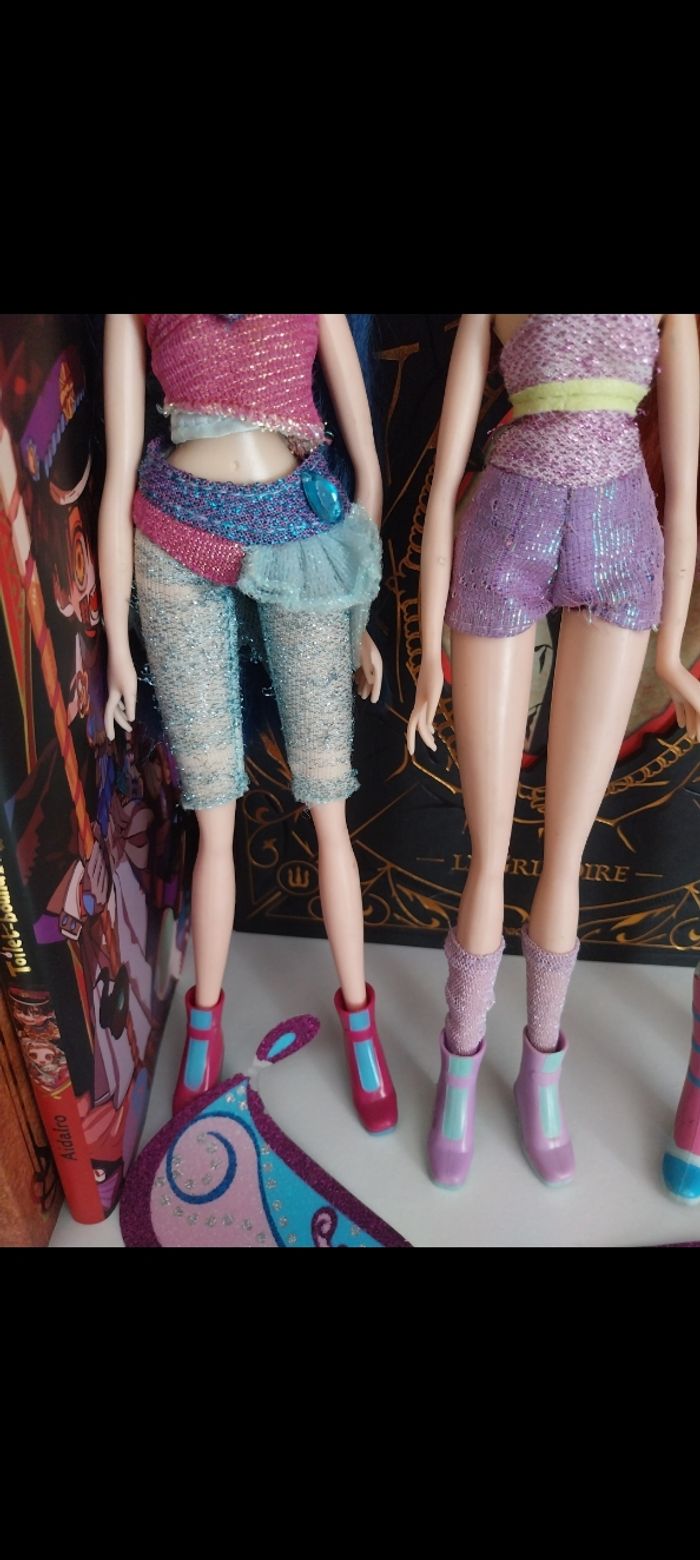 3 Poupées Bloom Tecna Musa Believix Winx Club Smoby saison 4 Fairy of Music - photo numéro 3