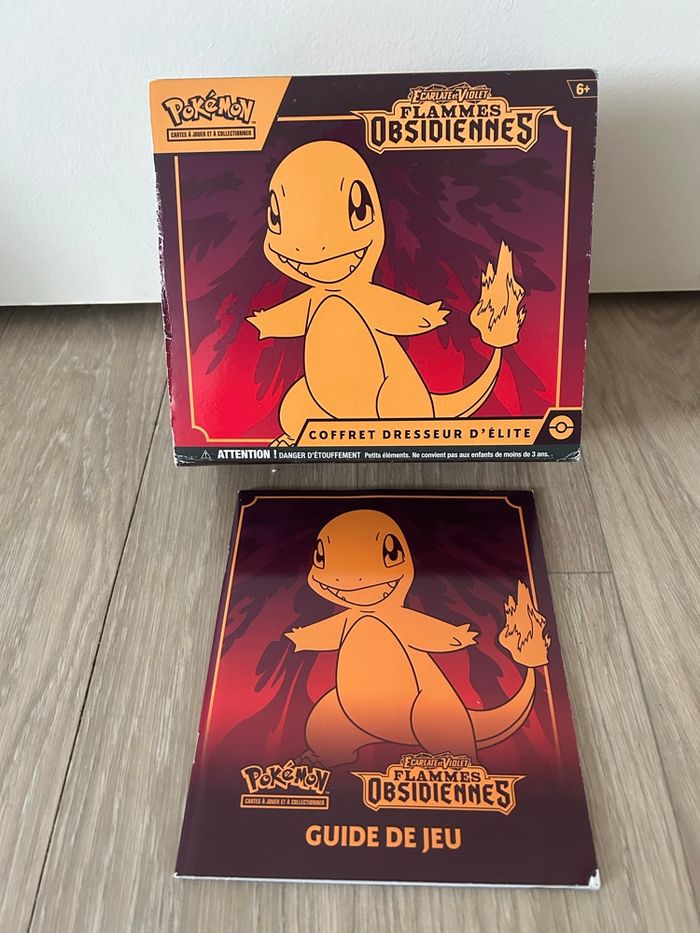 ETB Pokémon Flammes Obsidiennes Salamèche (vide) - photo numéro 1