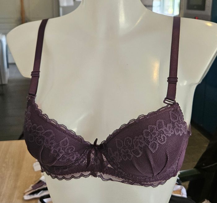 Soutien-gorge rosa junio 70A dentelle- lot avantageux - photo numéro 9
