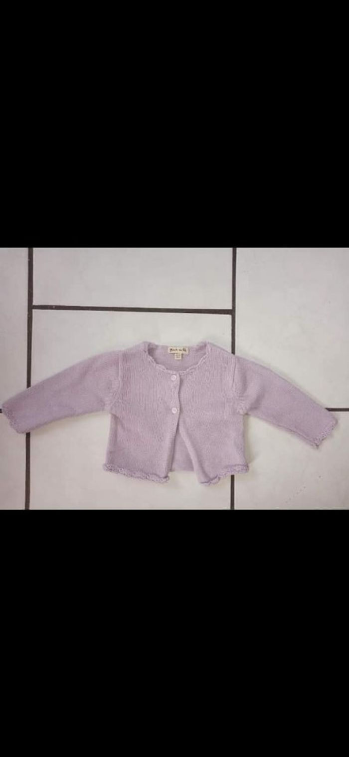 Gilet fille 3 mois 60 cm