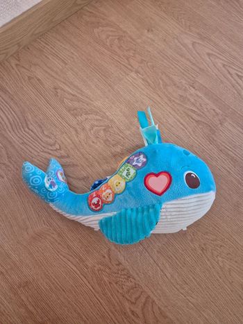 Peluche d'activité baleine musicale pour bébé Vtech