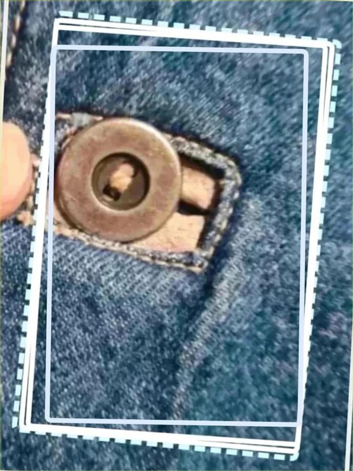 Veste fourré jeans globe trotter - photo numéro 4