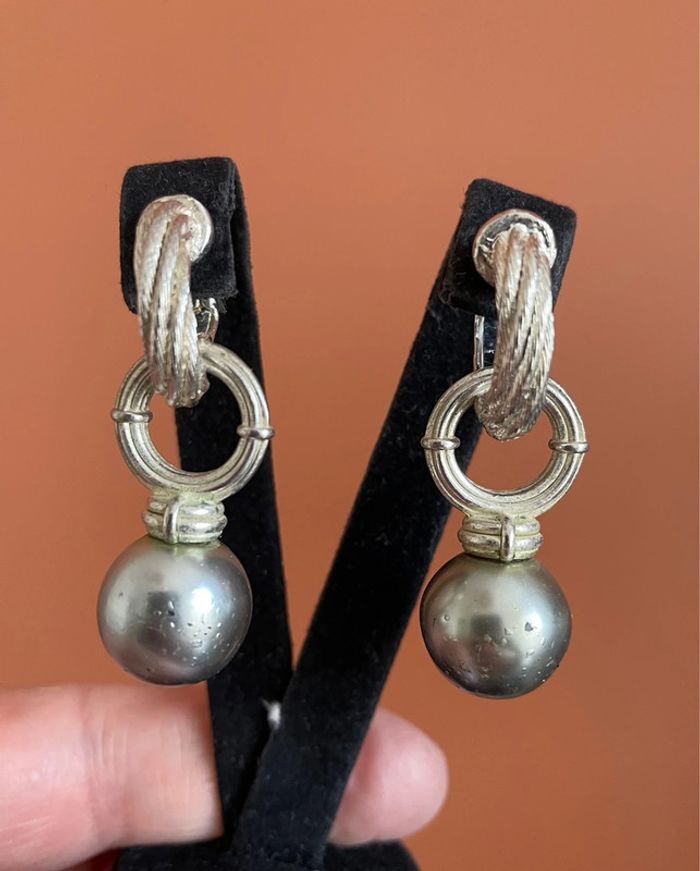 Paire de pendentifs Agatha - photo numéro 5