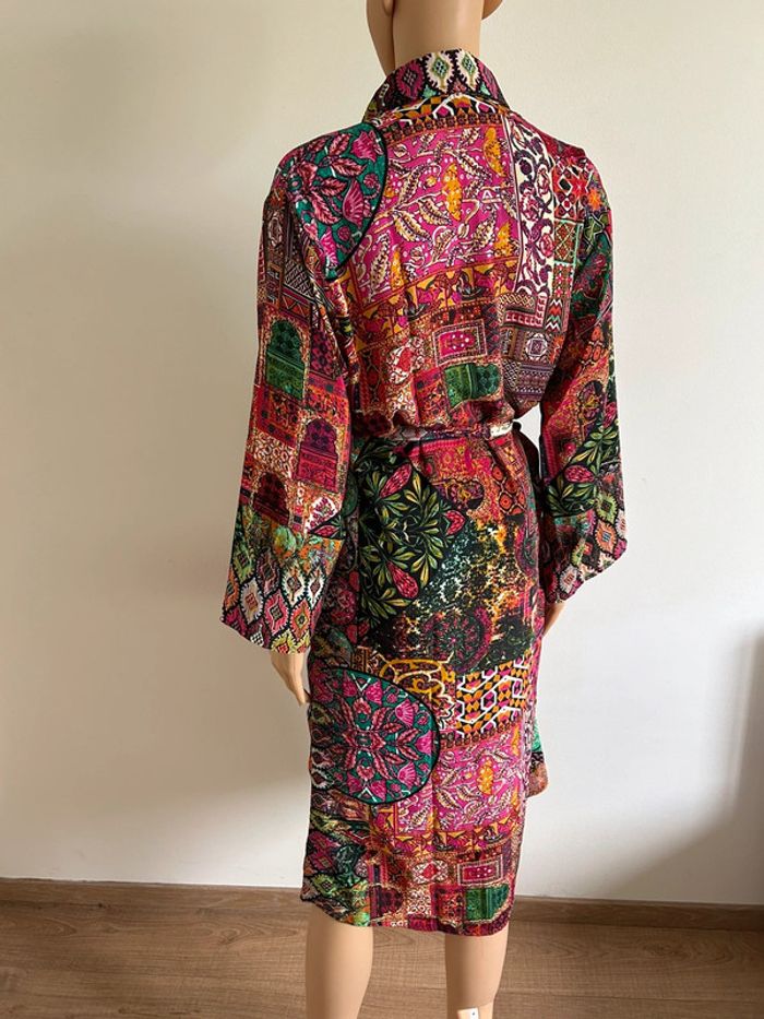 Robe mi longue neuve en soie Trebol taille S/M - photo numéro 8