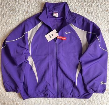 Veste de survêtement Supreme x Nike violet