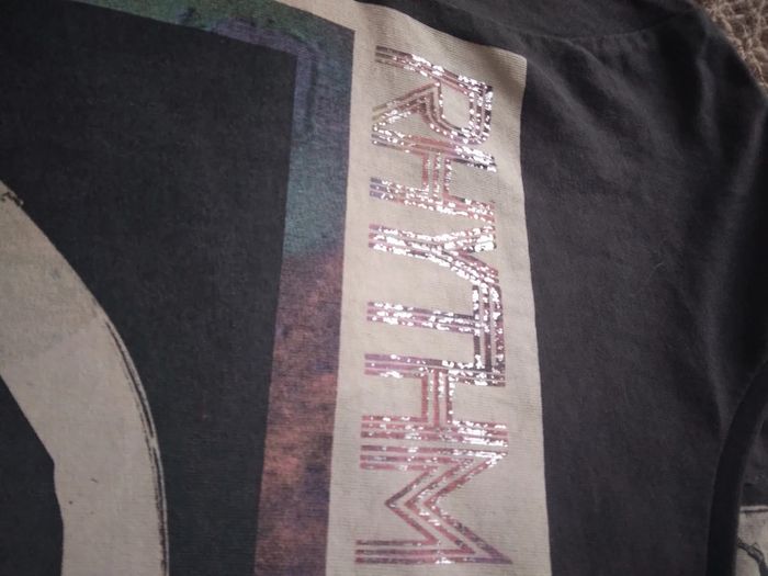🌸Tee-shirt gris XS avec imprimé 🌸 - photo numéro 3