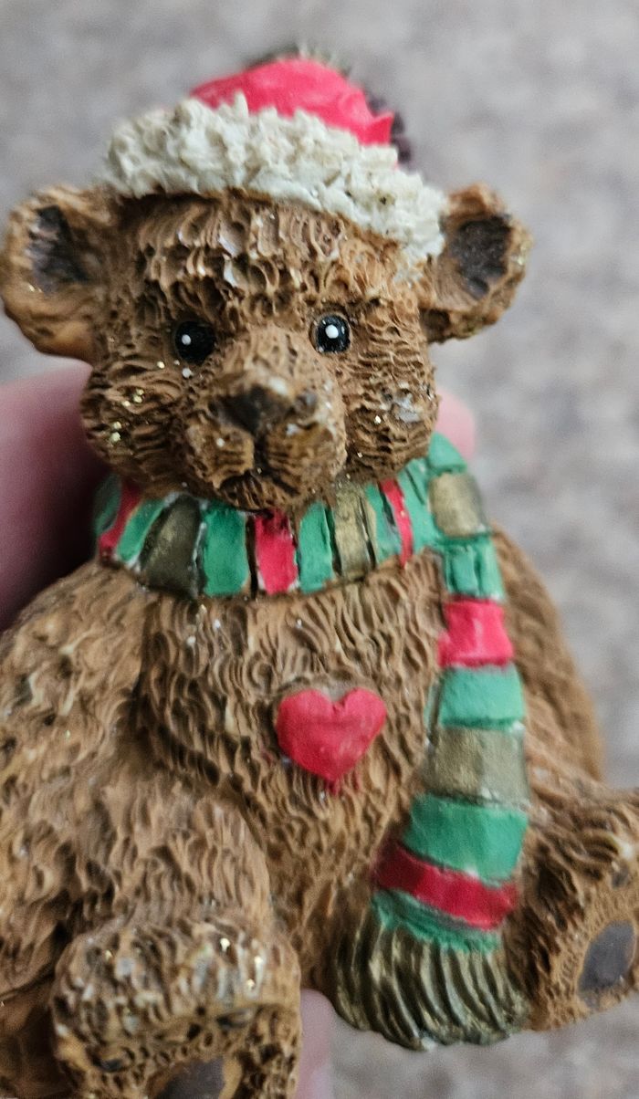 Bibelot ours tenue de Noël - photo numéro 4